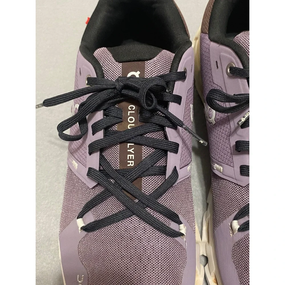 On Cloudflyer Mens 10.5‎ Running Shoes Lavender Brown Sneakers 71.98094